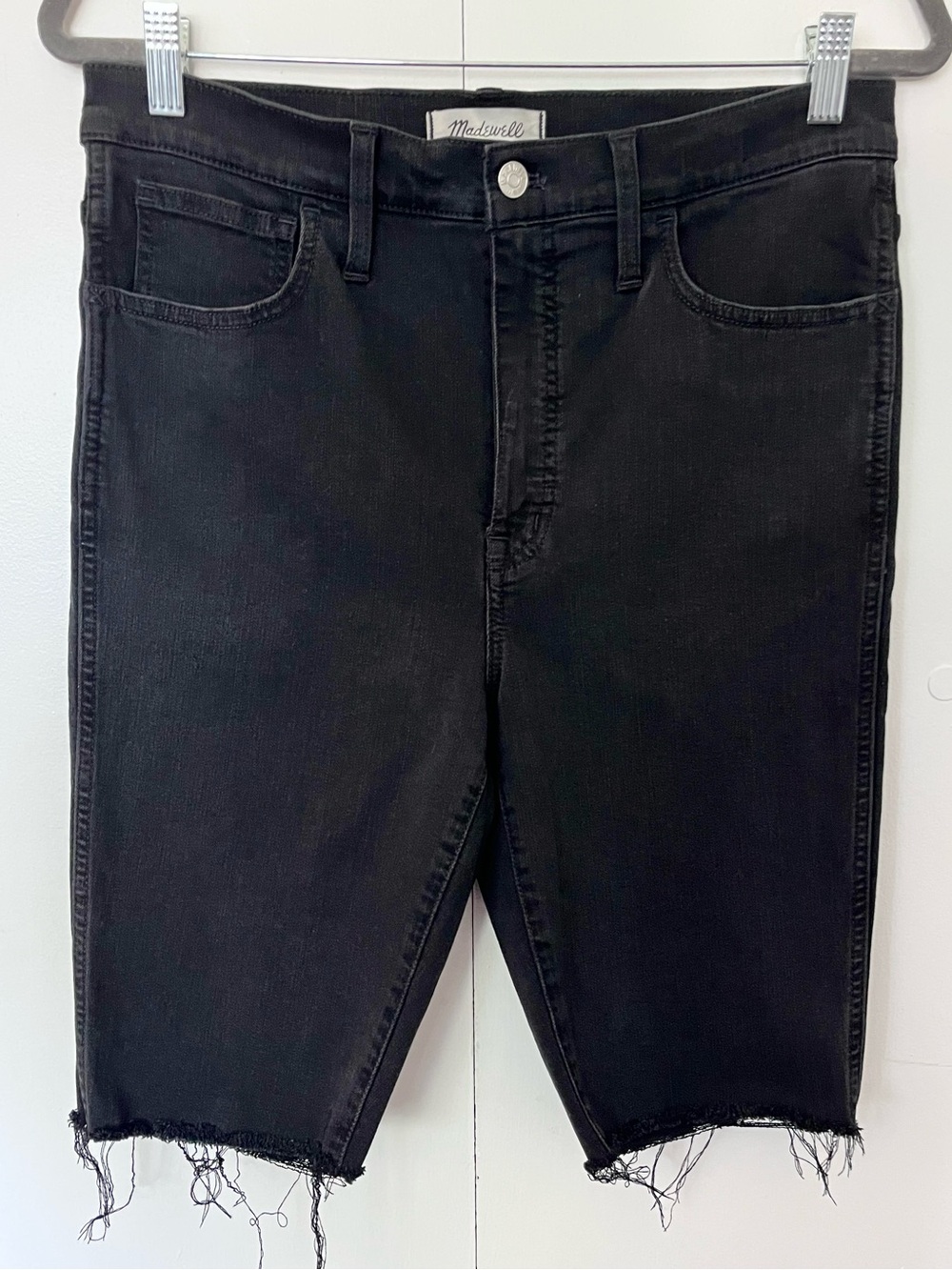 Madewell Roadtripper Biker Shorts in Lunar Wash Size 30